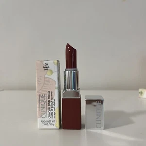 Color de labios mate Clinique Pop + imprimación 09 tono BEACH POP 0,13 OZ NUEVO EN CAJA - Imagen 1 de 1