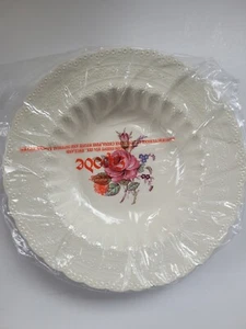 Spode England 2/8867 Q Billingsley Rose C.1892 Soup Bowl 2Pc - Picture 1 of 7