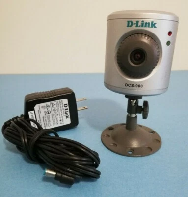 D-Link DCS-900 10/100TX Home Security Internet Camera + Mount & AC Power Adapter - Image 1 of 4
