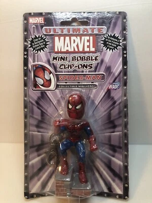 Marvel Ultimate Spider-Man Mini Bobble Clip-On Imágenes de Cómic Nuevo Sellado 2002 Foto 1 de 4