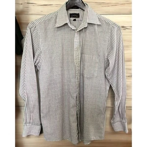 The Arrow Company Mens Shirt Size 16 34/35 Plaid Long Sleeve Button Up - Picture 1 of 7