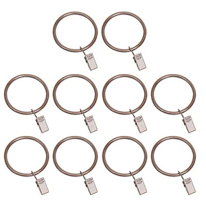 Small Curtain Clips Drapery Clip Rings Metal for Easy Smooth Panels Sturdy - Picture 1 of 16