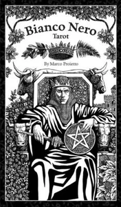 Tarot Blanco Negro - Mazo de Cartas del Tarot - (Blanco y Negro) - Incluye folleto de 64 páginas - Imagen 1 de 9