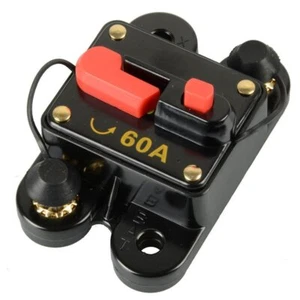 Circuit Breaker 60 Amp Trolling Motor Auto Car Marine Boat Bike Stereo 12V-24V - Picture 1 of 4