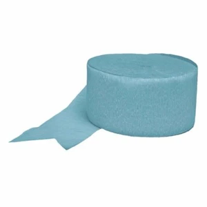Baby Blue Party Supplies Crepe Paper Streamer Decorations Boy 1st One Birthday - Picture 1 of 1