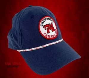 NUEVO Chevrole Camaro Z28 Parche Azul Marino 74 Chevy Hombres Gorra Snapback Sombrero - Imagen 1 de 4
