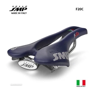 NEW Selle SMP F20C Saddle : BLUE - MADE IN iTALY! - Picture 1 of 2