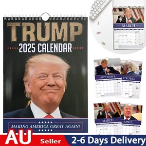 2025 Calendar - The Trumpinator Wall Calendar – for Donald Trump Supportors Gift - Picture 1 of 9