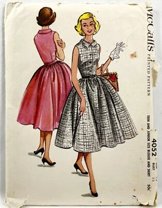 1957 McCalls Sewing Pattern 4052 Junior Girls Blouse & Skirt Size 15 Vintg 11316 - Bild 1 von 2