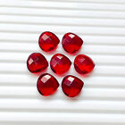 6x14x14mm Garnet Hydro Quartz Heart Shape Gemstone - 45 Cts Gems - 7 Pcs