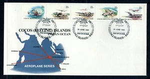 1981 Cocos Island Aeroplane Series FDC - Picture 1 of 1