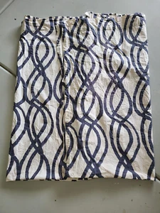 Paneles de cortina West Elm "Scribble - Midnight" 48 X 102 - 2 paneles - Imagen 1 de 3