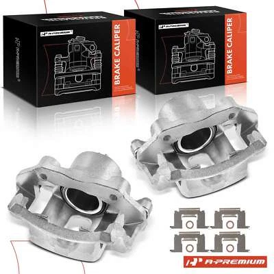 2x Pinzas de freno delanteras de pistón único para camioneta Nissan 1995-1997 720 D21 Multi Foto 1 de 4