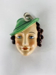 Masque Goebel Art Deco 'Lady in Tyrolean Hat'  FX60/3 c1930 - Picture 1 of 7