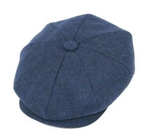 OFERTA Sombreros Estilo Ciego Pico Noticias Niño Panadero Niño Gatsby Gorra Gris Oscuro y Marino - Imagen 1 de 7