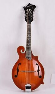 Przyspieszona wysyłka: Ręcznie rzeźbione solidne świerk top w stylu F mandoliny, narzędzia i torba koncertowa