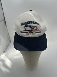 Gorra USS Arizona Memorial Remember Pearl Harbor 7 de diciembre de 1941 ajuste EE. UU. - Imagen 1 de 6
