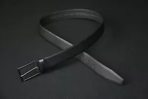 Hugo Boss Black Leather Belt Men 32 Carmello Textured 10325SS - Picture 1 of 4