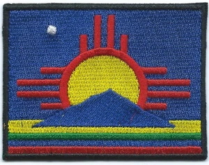 City of Roswell Flag Embroidered Patch Iron-on New Mexico USA UFO Aliens Area 51 - Picture 1 of 1