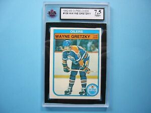 1982/83 O-PEE-CHEE NHL HOCKEY CARD #106 WAYNE GRETZKY KSA 7.5 NM+ SHARP!! OPC