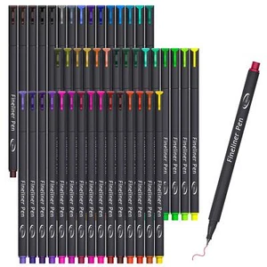 46-Pack Journal Planner Fineliner Pens, Journaling Note-Taking, Coloring Drawing - Picture 1 of 7