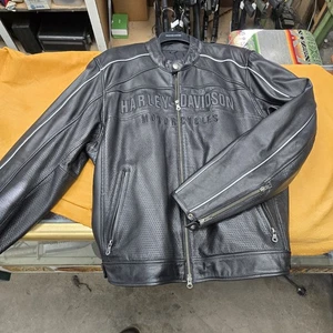 Harley Davidson Herren Lederjacke Gr. 2XL. mit herausnehmbarem Innenfutter Look - Bild 1 von 8