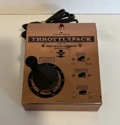 MRC #500 Throttle Pack DC Power Pack Transformer w/ Pulse Power   - Image 1 of 3