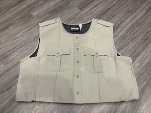 NWOT BLAUER 8370 POLYESTER ARMORSKIN VEST OUTER ARMOR CARRIER SILVER TAN XL REG - Picture 1 of 5