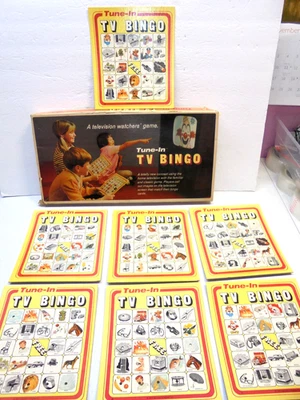 Vintage 1970 TV Bingo Game Selchow and Righter INCOMPLETE - Image 1 of 4