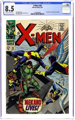 Uncanny X-Men #36 CGC 8.5 1967 4573026004 - Image 1 of 2