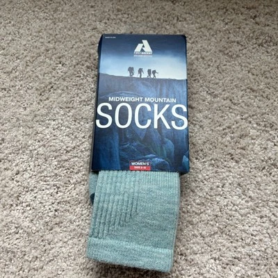 Calcetines de montaña Eddie Bauer First Ascent peso medio senderismo para mujer talla 6-10 Foto 1 de 4