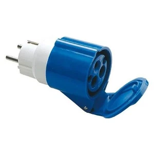 Adattatore industriale da S31 a 1 presa CEE blu - Foto 1 di 1