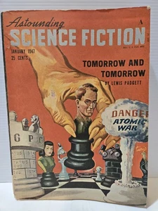 ASTOUNDING SCIENCE FICTION Jan 1947 - Lewis Padgett - Tomorrow and Tomorrow - Picture 1 of 5