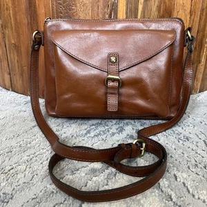PATRICIA NASH Avellino Brown Leather Crossbody Handbag Purse D - Bild 1 von 14