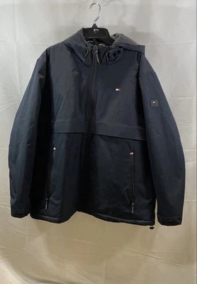 Tommy Hilfiger Men's Blue Stretch Water Resistant Outerwear Coat Size XXL - Image 1 of 4