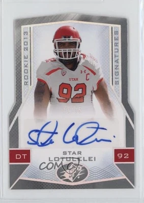2013 SPx Rookie Signatures Die-Cut Auto /25 Star Lotulelei #128 Rookie Auto RC - Image 1 of 2