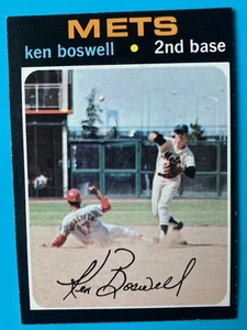 1971 Topps Baseball #492 Ken Boswell New York Mets EX/NM - Bild 1 von 2
