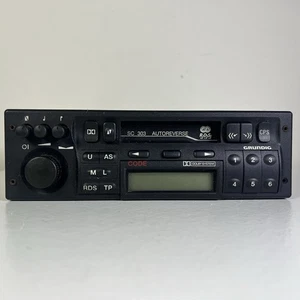 Grundig SC303 Clásico Coche Radio Autoreverse Reproductor de Cassette CON CÓDIGO Vauxhall - Imagen 1 de 6