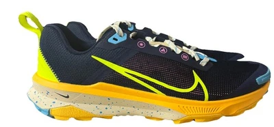 Nike React Terra Kiger 9 Trail Running Obsidian Volt | DR2693-400 Hombres Talla 9 Foto 1 de 4