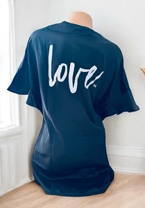 Victoria's Secret Satin OS Ruffled Love Robe Kimono Nero - Foto 1 di 4