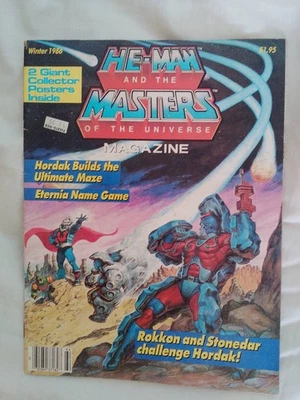 He-Man and the Masters of the Universe зимний журнал 1986 с 2 плакатами - Изображение 1 из 4