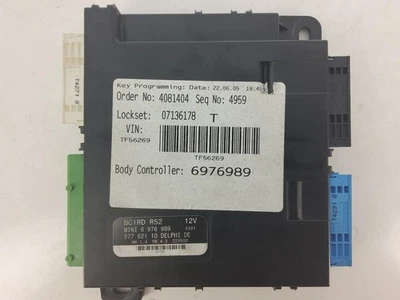Centralina corpo MINI R52 Cabriolet 2005 BC1 BC1RD 6976989 - Immagine 1 di 4