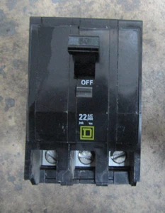 😍SQUARE D 60 AMP SCHUTZSCHALTER 240VAC 3 POLIG VERSCHRAUBT QOB360VH - Bild 1 von 9