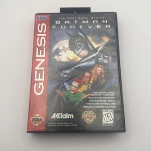 Batman Forever (Sega Genesis, 1995) Spiel und Hülle getestet funktioniert - Bild 1 von 11