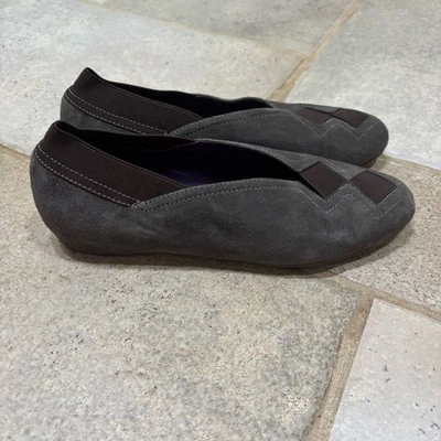 VANELi Pandy Suede Slip On Flats Dress Shoes Women’s 8.5 Gray Brown - Image 1 of 4