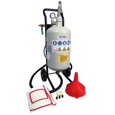 SABBIATRICE PROFESSIONALE PORTATILE PER ESTERNI SOGI SP-5 - Immagine 1 di 4