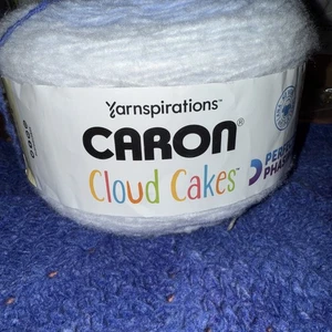 Filato Caron CLOUD CAKES - 91015 Royal - 8 oz - parzialmente usato vedi descrizione - Foto 1 di 5