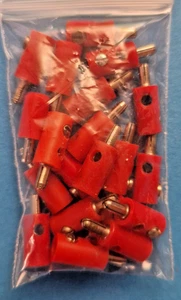 Bananenstecker 20 Stck Modellbahn Stecker rot für Märklin Fleischmann H0 N Z - Bild 1 von 2