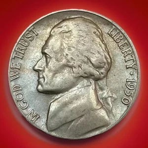 1950-P Jefferson Nickel “Best Value On EBay" FAST SHIPPING with tracking - Picture 1 of 5