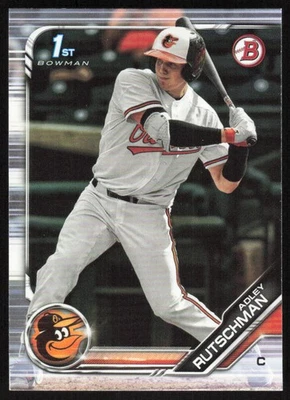 2019 Bowman Draft 1st Rookie #BD-1 Adley Rutschman Baltimore Orioles - Image 1 of 2